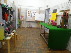 Kleiner Arbeitsraum - Länge: 6.80m, Breite: 2.85m, Höhe: 3.80m